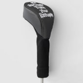 Sterker dan je excuses Golf Head-Hoesje Golfheadcover (Schuin)