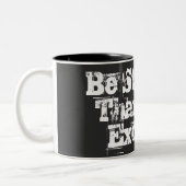 Sterker dan je excuses tweekleurige koffiemok (Links)