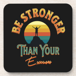 Sterker dan je overschrijvingen bier onderzetter