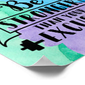 Sterker dan je overschrijvingen poster (Hoek)