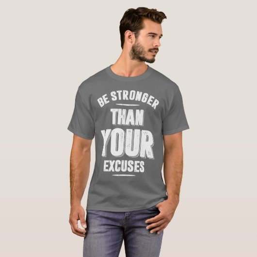 Sterker dan je overschrijvingen t-shirt (Voorkant volledig)