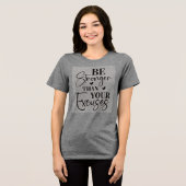 Sterker dan je overschrijvingen Tri-Blend shirt (Voorkant volledig)