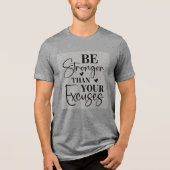Sterker dan je overschrijvingen Tri-Blend shirt (Voorkant)