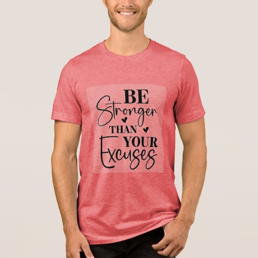 Sterker dan je overschrijvingen Tri-Blend shirt (Voorkant)