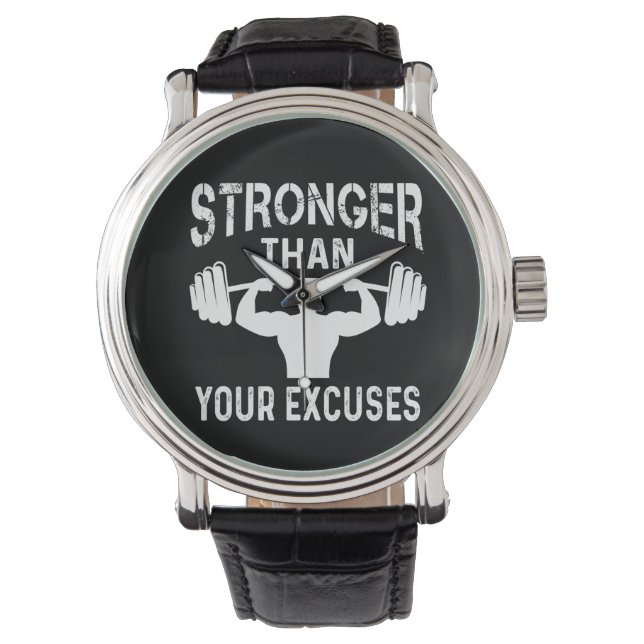 Sterker Dan Je Uitvluchten Horloge (Voorkant)