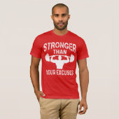 Sterker Dan Je Uitvluchten T-shirt (Voorkant volledig)