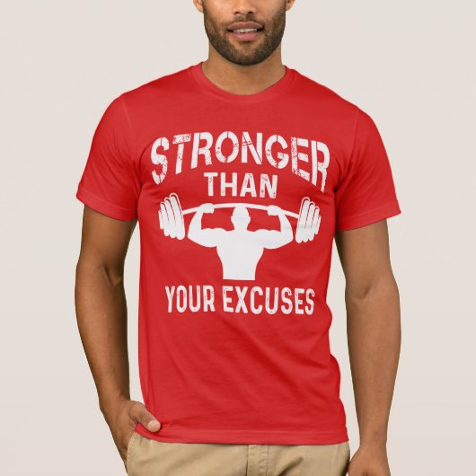 Sterker Dan Je Uitvluchten T-shirt (Voorkant)