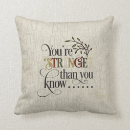 Sterker dan je weet Motivatie Kussen