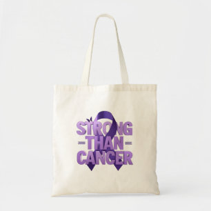 Sterker Dan Kanker Boodschappentas   Kankerbewustz Tote Bag