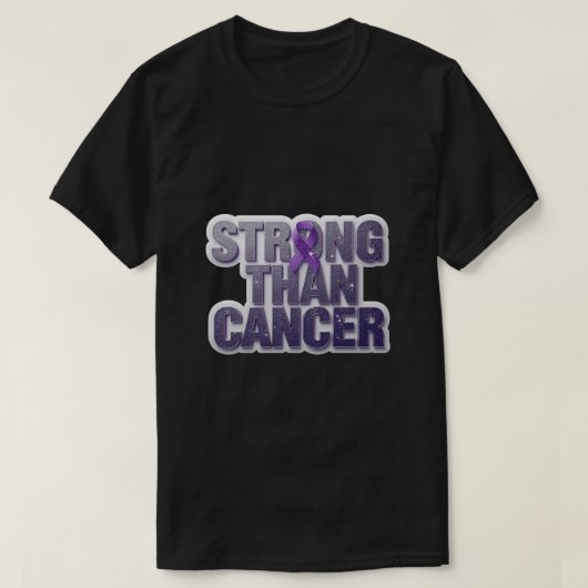 *Sterker Dan Kanker Inspirerend T-Shirt – Hoop (Design voorkant)