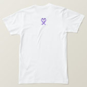 *Sterker dan kanker Inspirerend T-shirt – Hoop (Design achterkant)