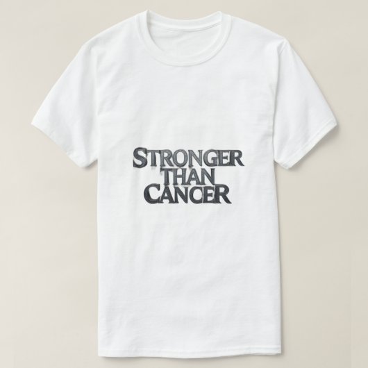 *Sterker Dan Kanker Inspirerend T-Shirt – Hoop (Design voorkant)