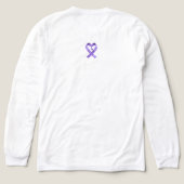 Sterker dan kanker Inspirerende Tri-Blend T-shirt (Achterkant)
