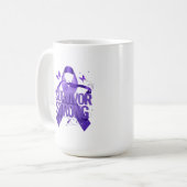 Sterker dan kanker mok | Kankerbewustzijn koffie (Voorkant links)