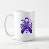 Sterker dan kanker mok | Kankerbewustzijn koffie (Links)