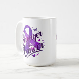 Sterker Dan Kanker Mok | Kankerbewustzijn Koffie