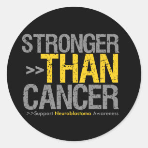 Sterker dan kanker - Neuroblastoma Ronde Sticker