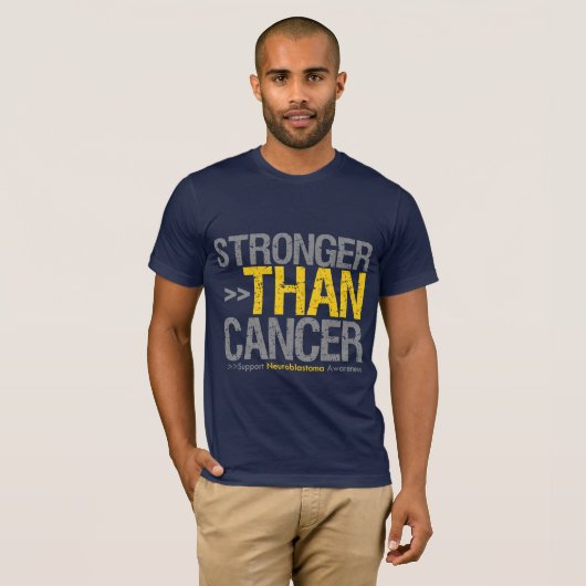Sterker dan kanker - Neuroblastoma T-shirt (Voorkant volledig)