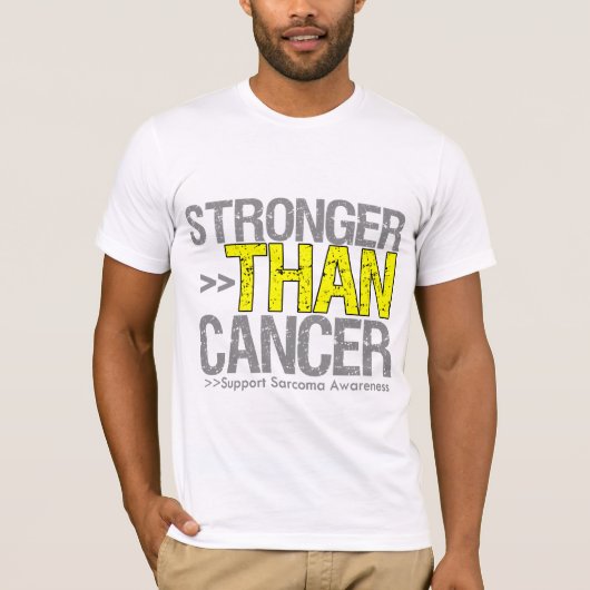 Sterker dan kanker - Sarcoma T-shirt (Voorkant)