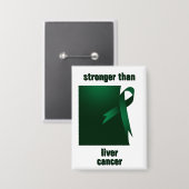Sterker dan leverkanker Button (Voorkant / Achterkant)