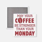 Sterker dan maandag magneet (Voorkant / Achterkant)