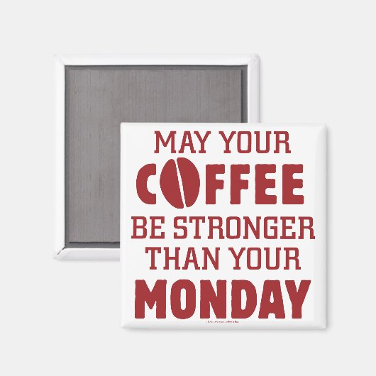 Sterker dan maandag magneet (Voorkant / Achterkant)
