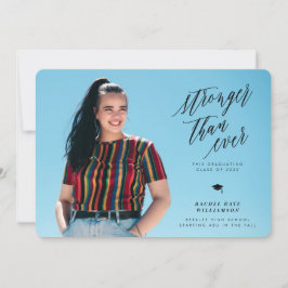 Sterker dan ooit aankondiging van Afstuderen