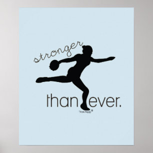 Sterker dan ooit Discus Throw Poster Gift
