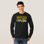 Sterker dan Sarcoma overlevende T-shirt (Voorkant volledig)
