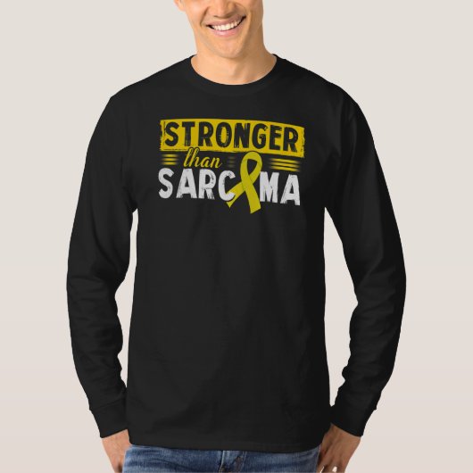 Sterker dan Sarcoma overlevende T-shirt (Voorkant)