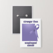 Sterker dan slokdarmkanker Button (Voorkant / Achterkant)