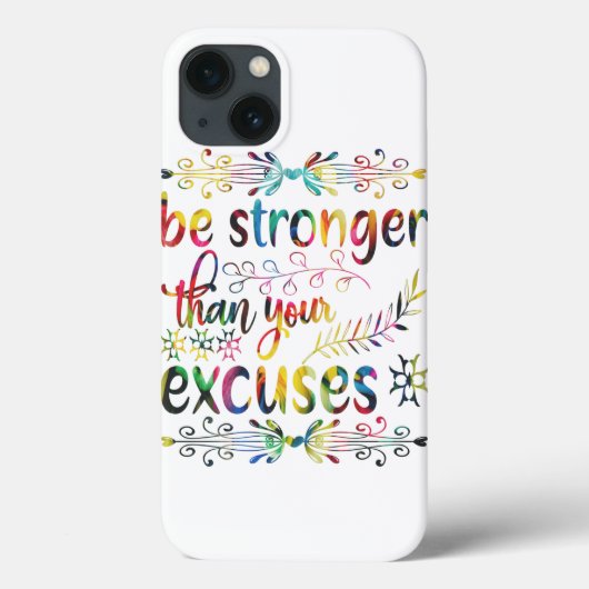 Sterker dan uw overmatige kleurrijke minuten Case-Mate iPhone case (Achterkant)