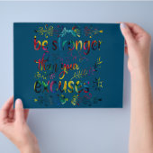 Sterker dan uw overmatige kleurrijke minuten flyer (Hand)