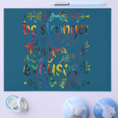 Sterker dan uw overmatige kleurrijke minuten flyer (Enkel)