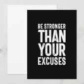 Sterker dan uw overschrijvingen - Motivatie prijso Kaart (Voorkant / Achterkant)