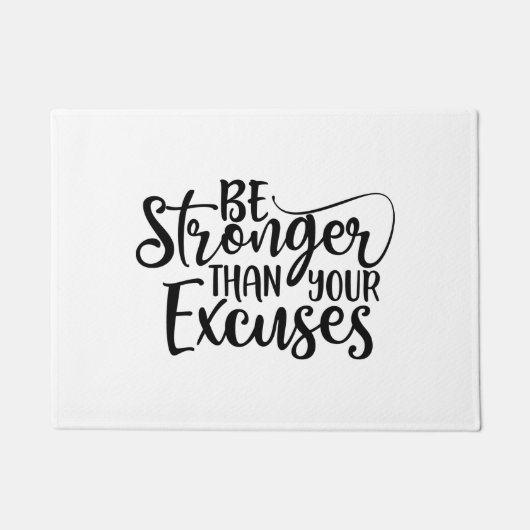 Sterker dan uw overtollige fitness deurmat (Voorkant)