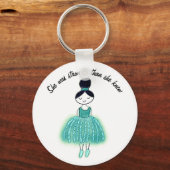 Sterker dan ze wist van ovariumkanker sleutelhanger (Voorkant)