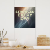 Sterker Elke Dag Poster – Inspirerende Wanddecorat (Keuken)