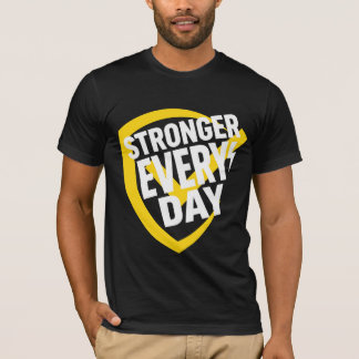 Sterker Elke Dag T-Shirt – Gym Motivatie T-Shirt,