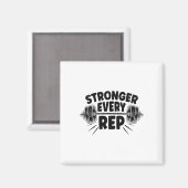 Sterker Elke Rep Gewichtheffer Bodybuilding Bodyb Magneet (Voorkant / Achterkant)