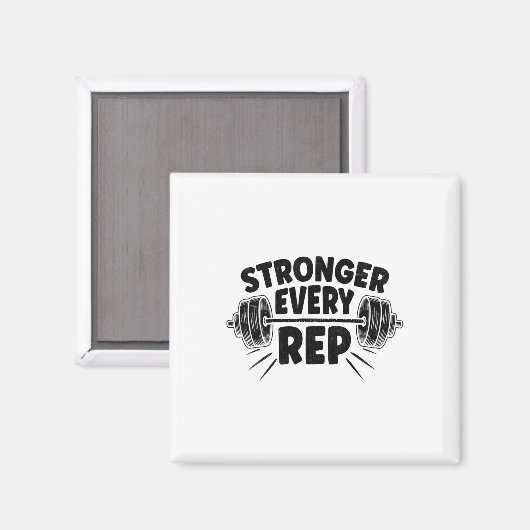Sterker Elke Rep Gewichtheffer Bodybuilding Bodyb Magneet (Voorkant / Achterkant)