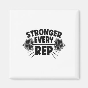Sterker Elke Rep Gewichtheffer Bodybuilding Bodyb Magneet