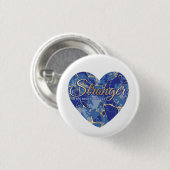 Sterker in de Gebroken Plaatsen Ronde Button 3,2 Cm (Voorkant /achterkant)
