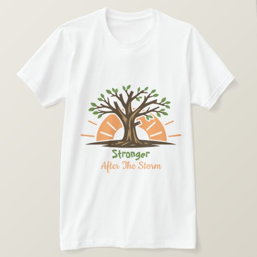Sterker Na De Storm T-shirt (Design voorkant)
