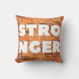 Sterker nog: Brick Wall Pillow Kussen