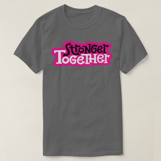 Sterker samen 3 t-shirt (Design voorkant)