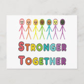 Sterker samen briefkaart (Voorkant)