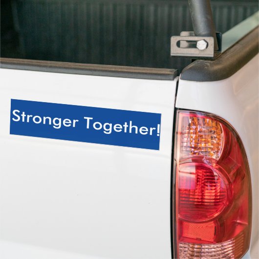 Sterker samen! bumpersticker (Op Truck)