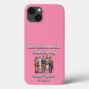 Sterker samen. Dag van de menselijke solidariteit. Case-Mate iPhone Case