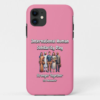 Sterker samen. Dag van de menselijke solidariteit. Case-Mate iPhone Case